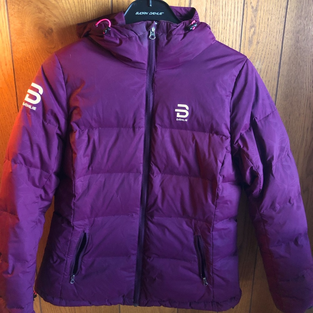 Nordic womens Down Jacket puffy coat Bjorn Daehlie xc ski size Large